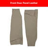Leather of the front door panel