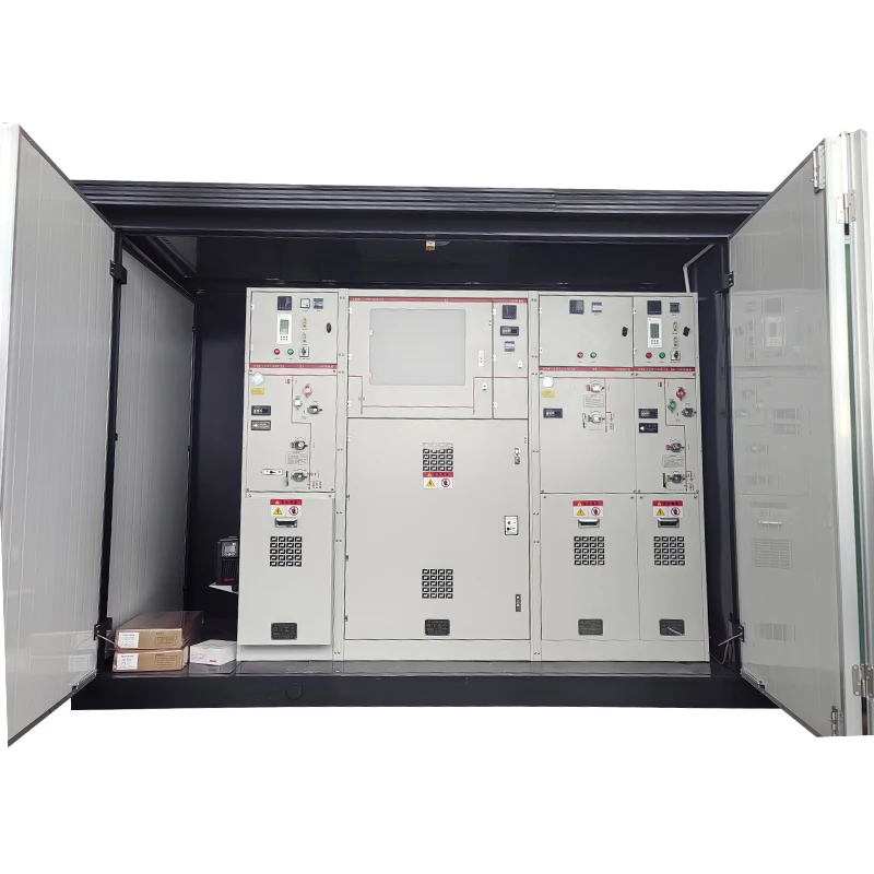 Indoor Metal Enclosed YB-12 High-Voltage Distribution Cabinet Compact Metal Box Substation with Power Control Panel