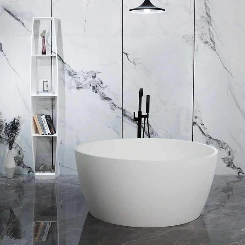 Singer Person Round Freestanding Bath Tub Bathtub Bathroom Artificial ...