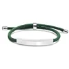 Bracelet corde verte-acier