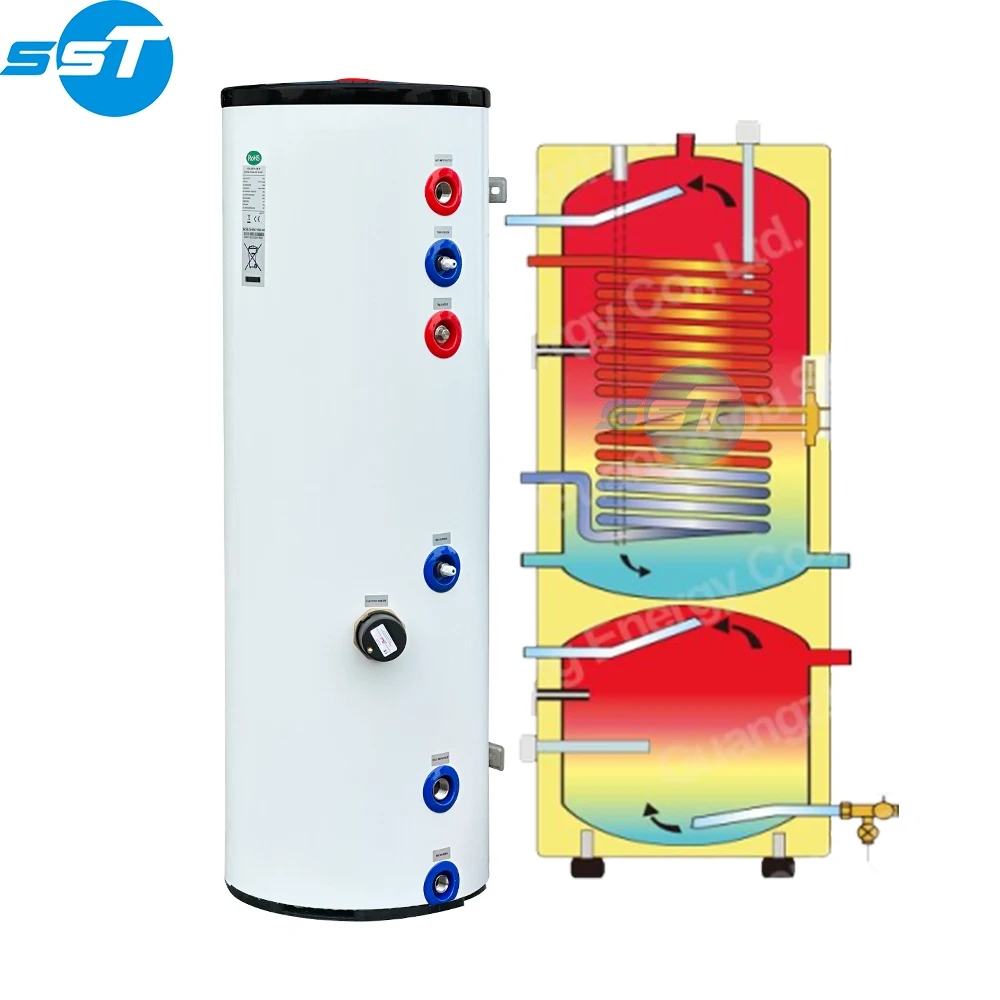 Heat Pump Tank stainless steel water heater effective technology  wood fired boiler