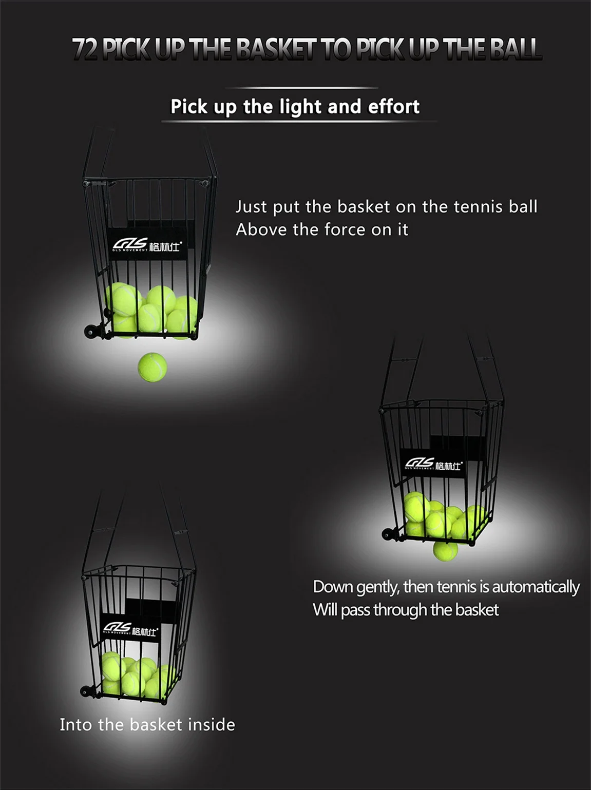 Ball Basket Cart For Tennis Training Buy Tennis Ball Basket,Pick Up