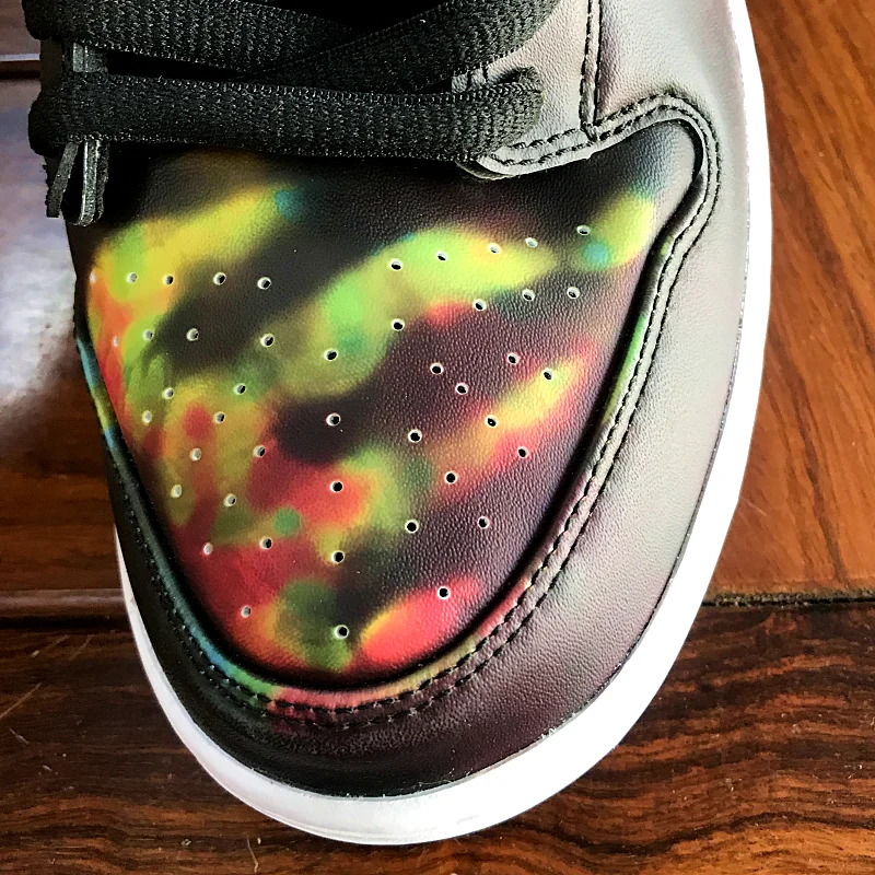 Temperature Color Change Leather Material Thermochromic PU