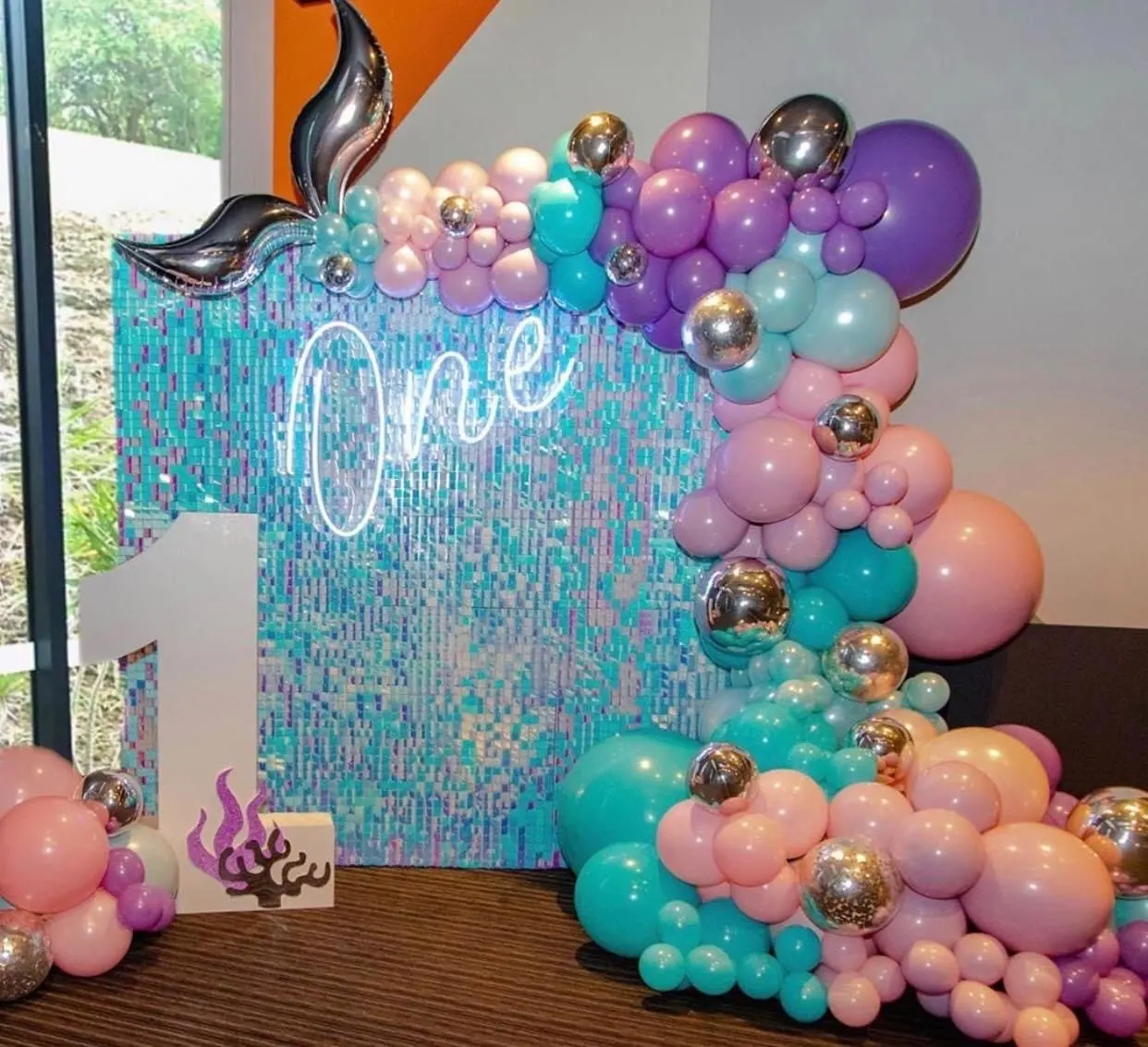 Мерцающий блесток Кристалл 4D Русалка Настенный фон темно-синий современный стиль панели для свадьбы и вечеринки украшение картонная коробка