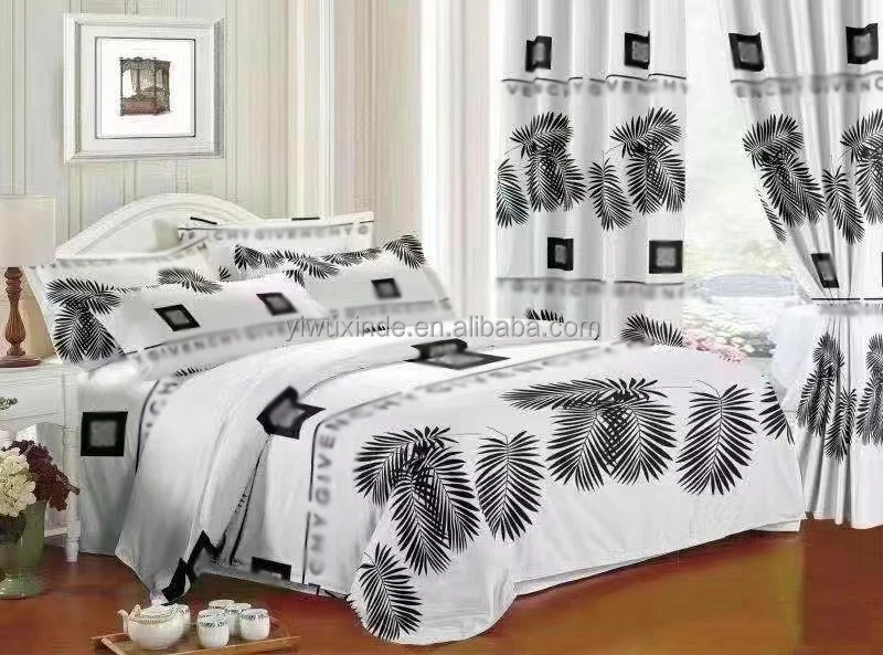 Fabric Microfiber 6pcs Fitted Bedsheet Window Cotton Designs Queen Bed