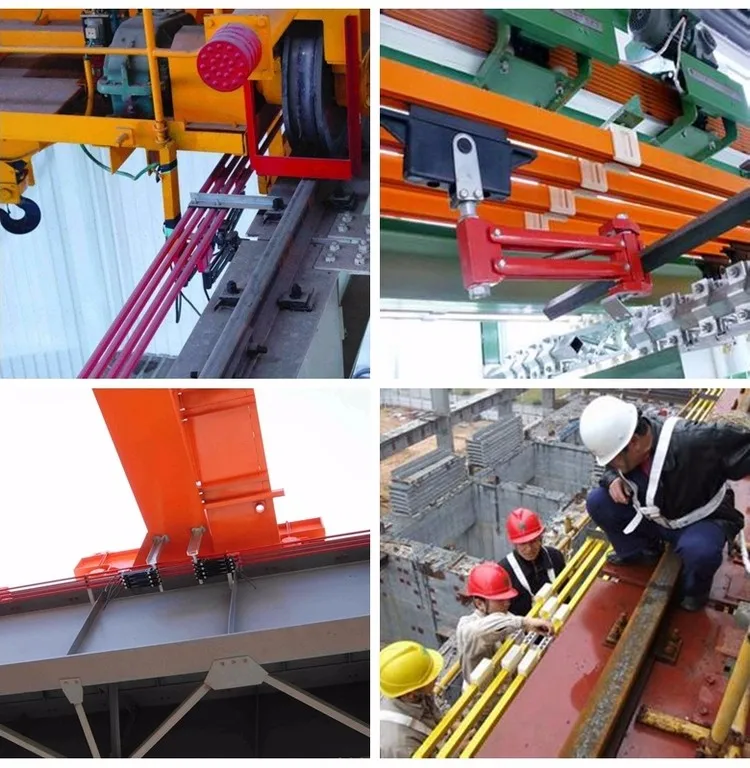 Conductor Current Collector Bus Bar Carbon Brush for Crane and Construction Machinery