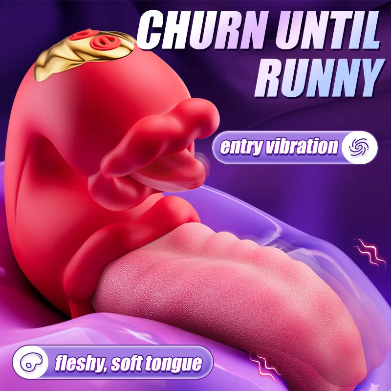 tongue sex toy factory Self-Motion Tongue Licking Vibrator main image 0