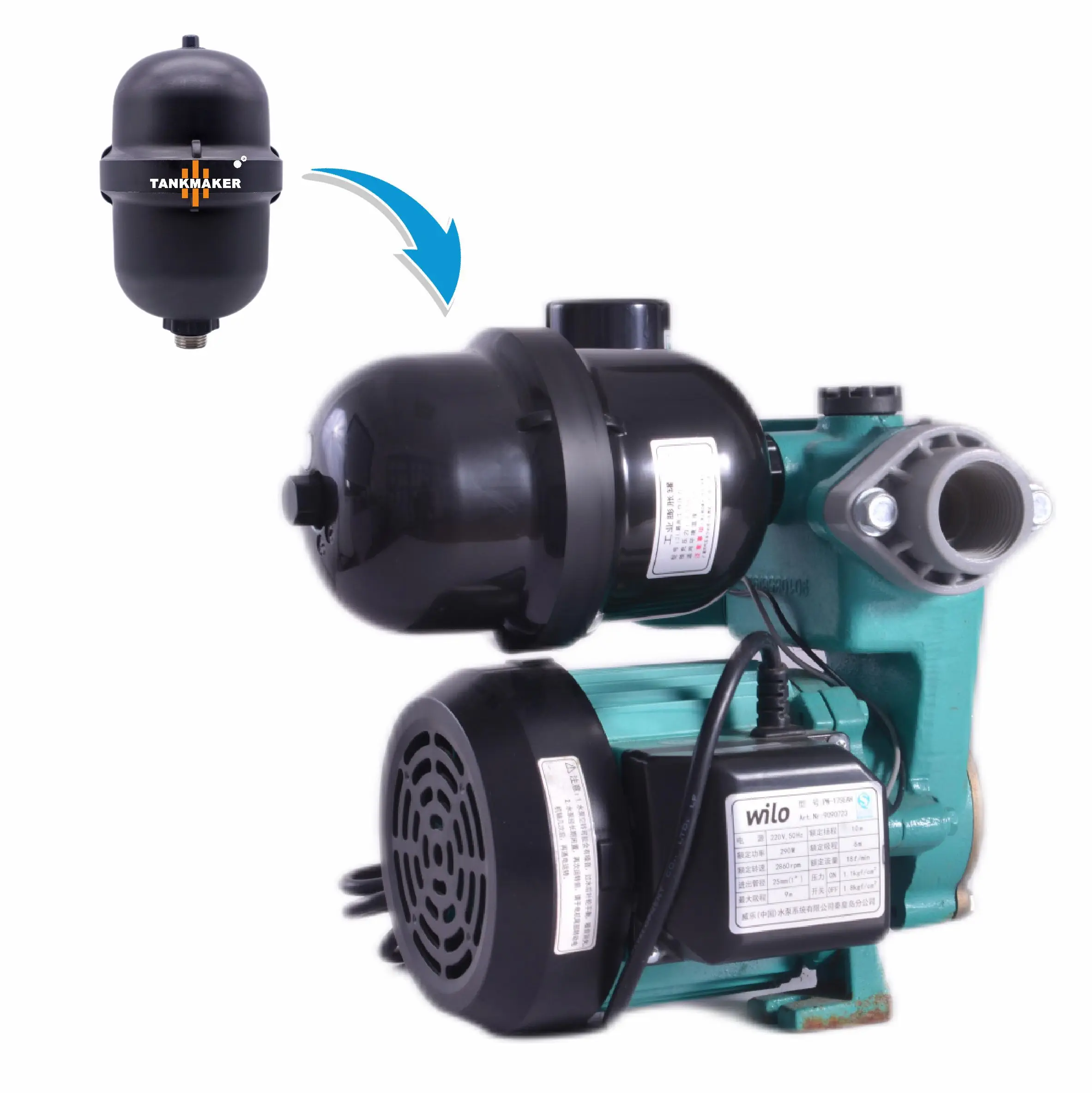 Plastic Pressure Vessel Tank,Plastic Pressure tank Expansion Vessel,Plastic Pressure Buffer tank