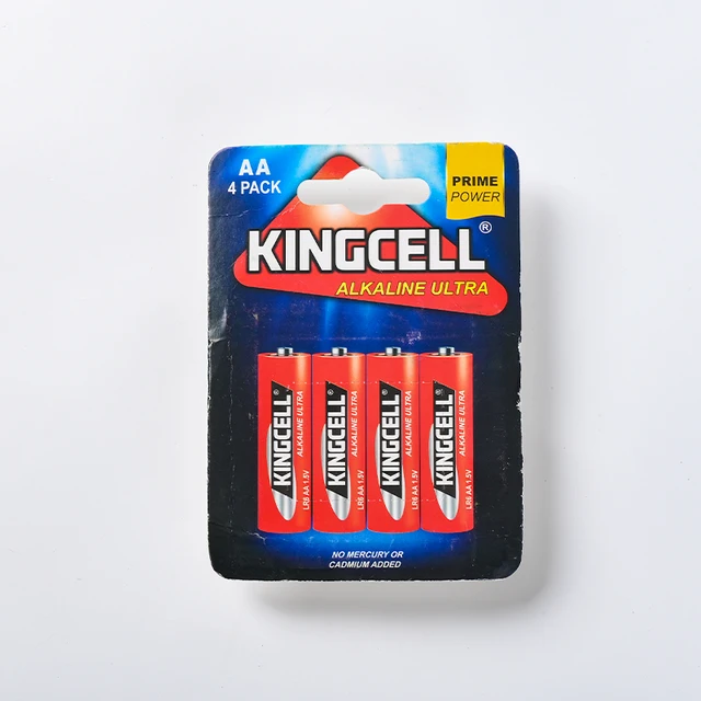 LR6 AA Alkaline Battery High Capacity AA Long Lasting NO-Rechargeable Portable for Home Appliances Toys Cylindrical