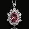 Dried rose pendant with Chopin chain