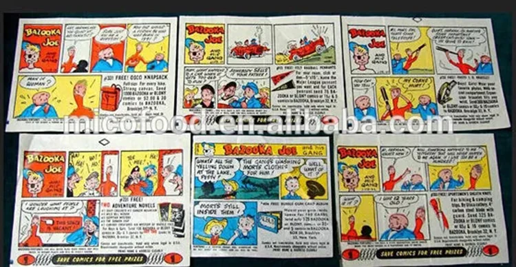 5g Platz Kaugummi Mit Comic Papier Buy Platz Kaugummi Comic Streifen