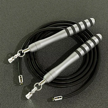 Perfect design weighted jump rope for fitness sport, wonderful Aluminum handle jump rope for fullbody building
