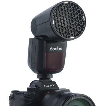 V1-S TTL Flash Speedlite 76WS GN92 2.4G High-Speed Round Head Camera Speedlight With Godox AK-R1 Accessories Kit detail image
