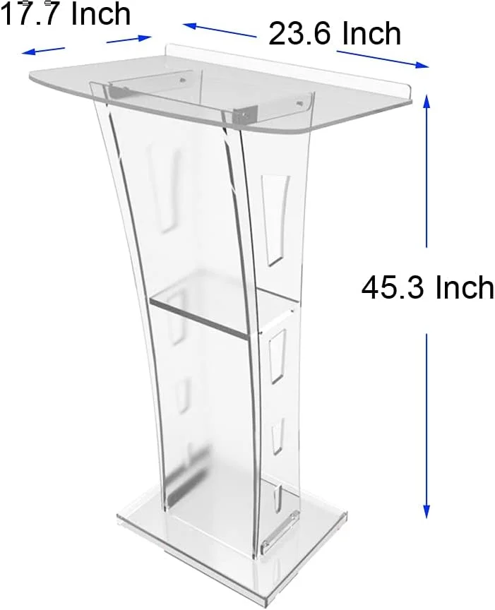 Acrylic Podium Conference Table Award Receiving Speech Mc Table ...