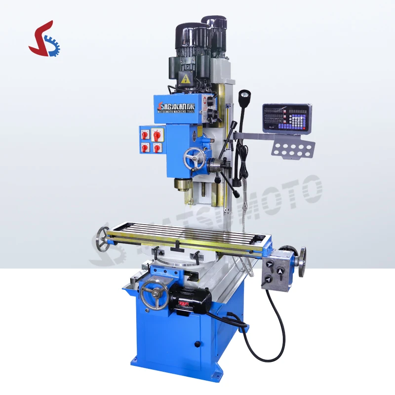 ZX50C Universal Divider 220v Single Phase Power Vertical Auto Drill and Milling Machine Manual Mills