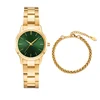 Green women watch set