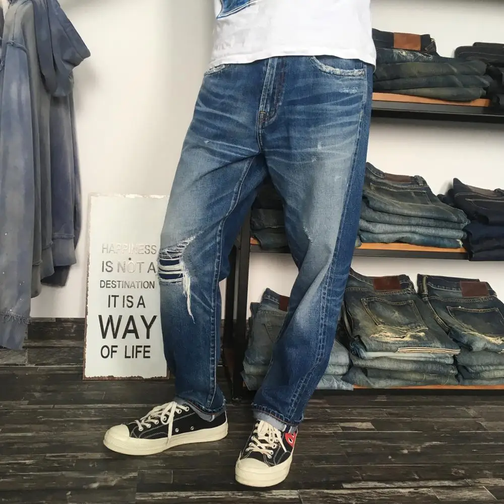 High Quality Men High Class Dirty Dropshipping Stock Mens Selvedge Denim  Jeans - Buy Selvedge Denim Jeans,Japanese Selvedge Jeans,Dirty Denim Jeans  Product on 