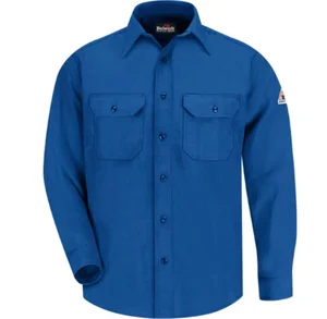 Windproof Waterproof Breathable Anti-Static Cotton and Poly Flame Retardant Safety Work Shirt