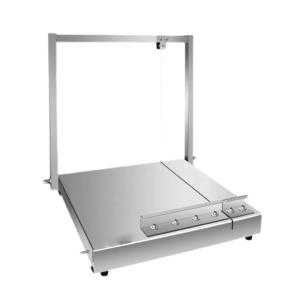 Stainless Steel Wire Cheese Block Cutter with Serving Board