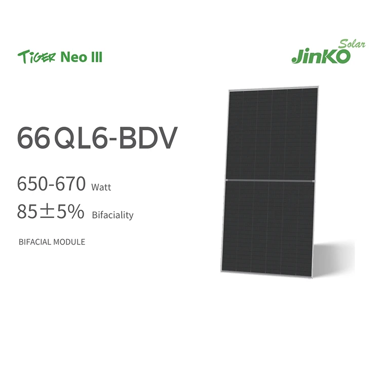 Jinko Solar Tiger Neo III 66QL6-BDV 650-670W Panels