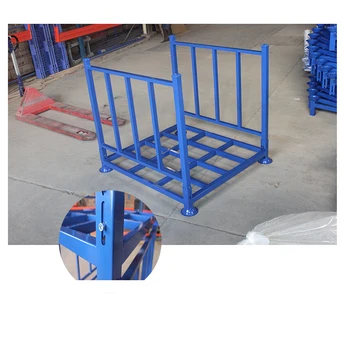 Wire Mesh Racking Container Steel Container Racking Stacking Cage Cages Warehouse Rack Heavy Duty Pallet Rack Customized 10 Sets