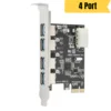Black 4 Port