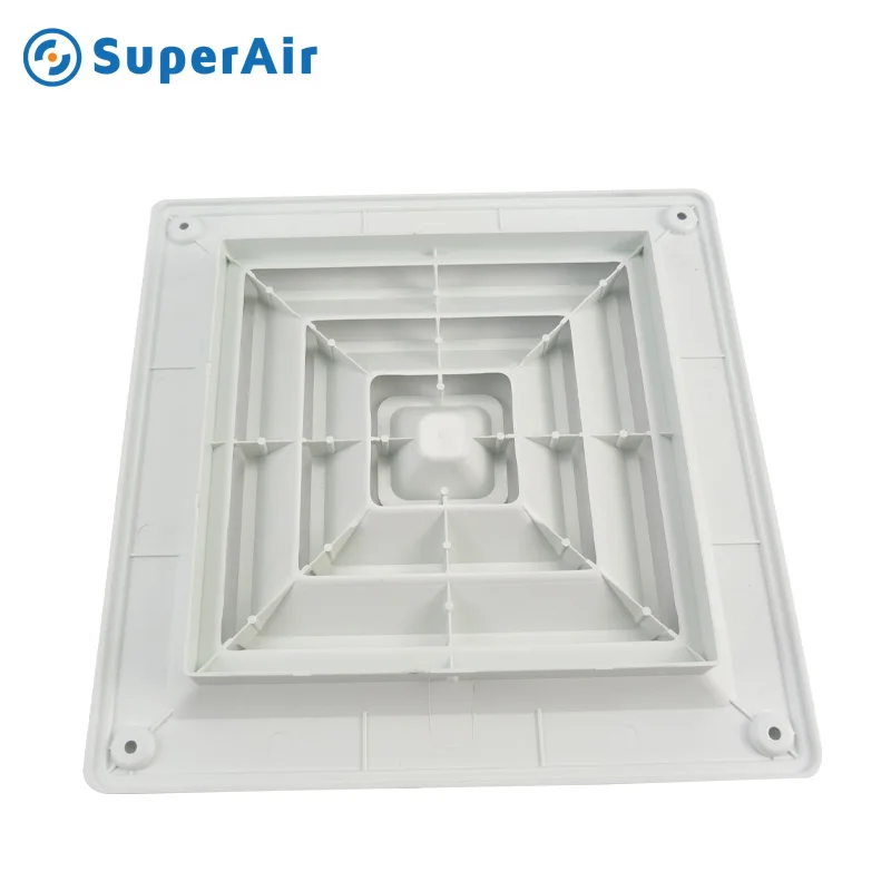 HVAC Supply Air Conditioning Ventilation Aluminum Square Ceiling Vent 4 ...