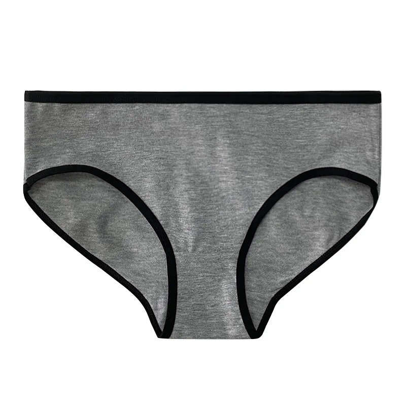 Hot-selling Women's Beautiful Sexy Panties for Woman Underwear Mid-waist Day Black and White Cotton Women's Triangle Pants