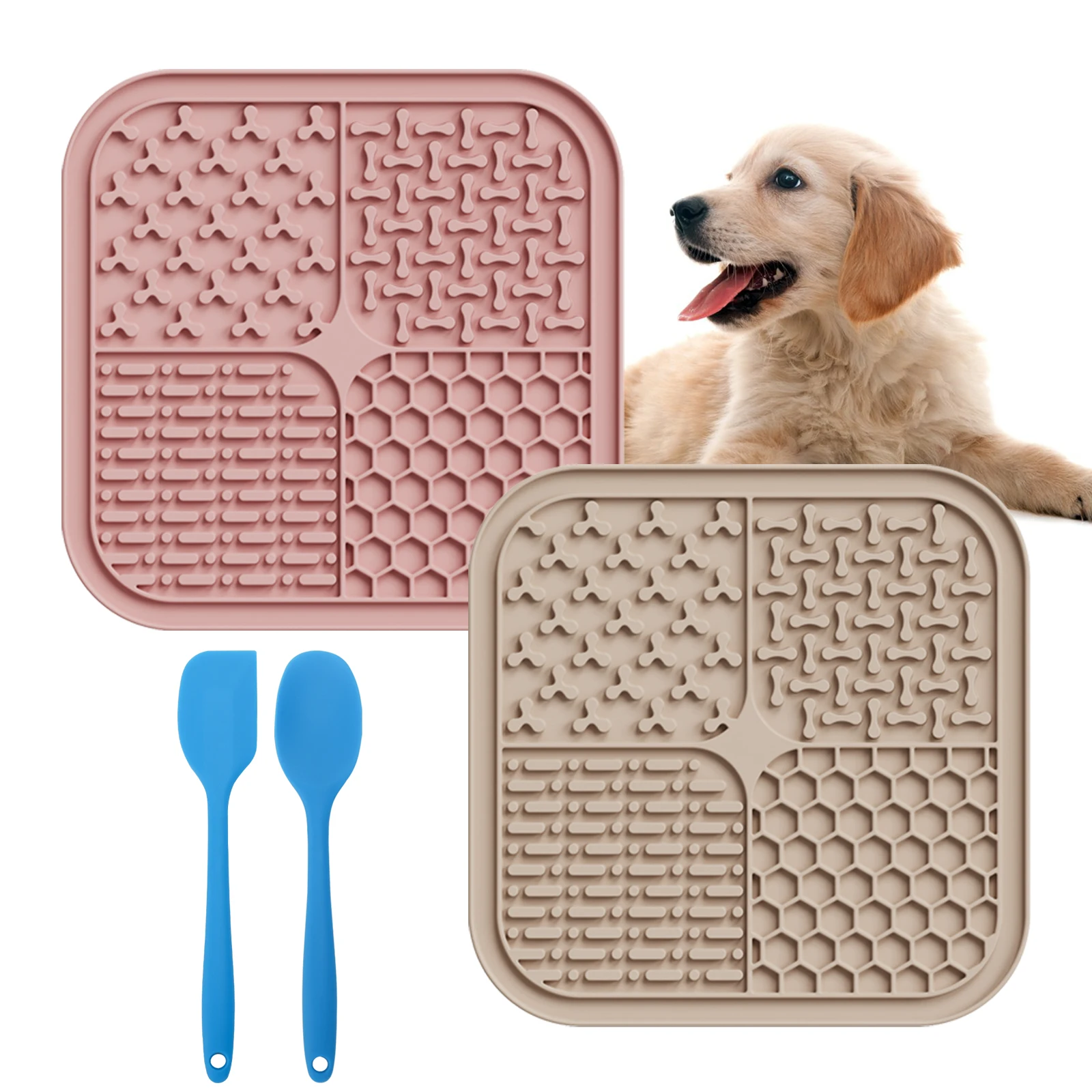 Wholesale Custom Pet Licking Mat Feeder Cat Dog Lick Mat Eco