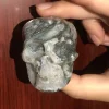Moss Agate Geode Druzy Skulls 5cm