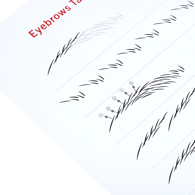 Professional Permanent Makeup Practice Skin Practice Book
