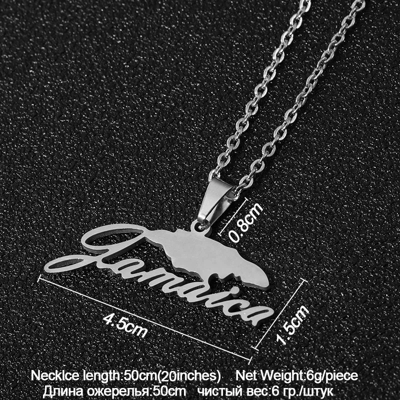 Map Necklace