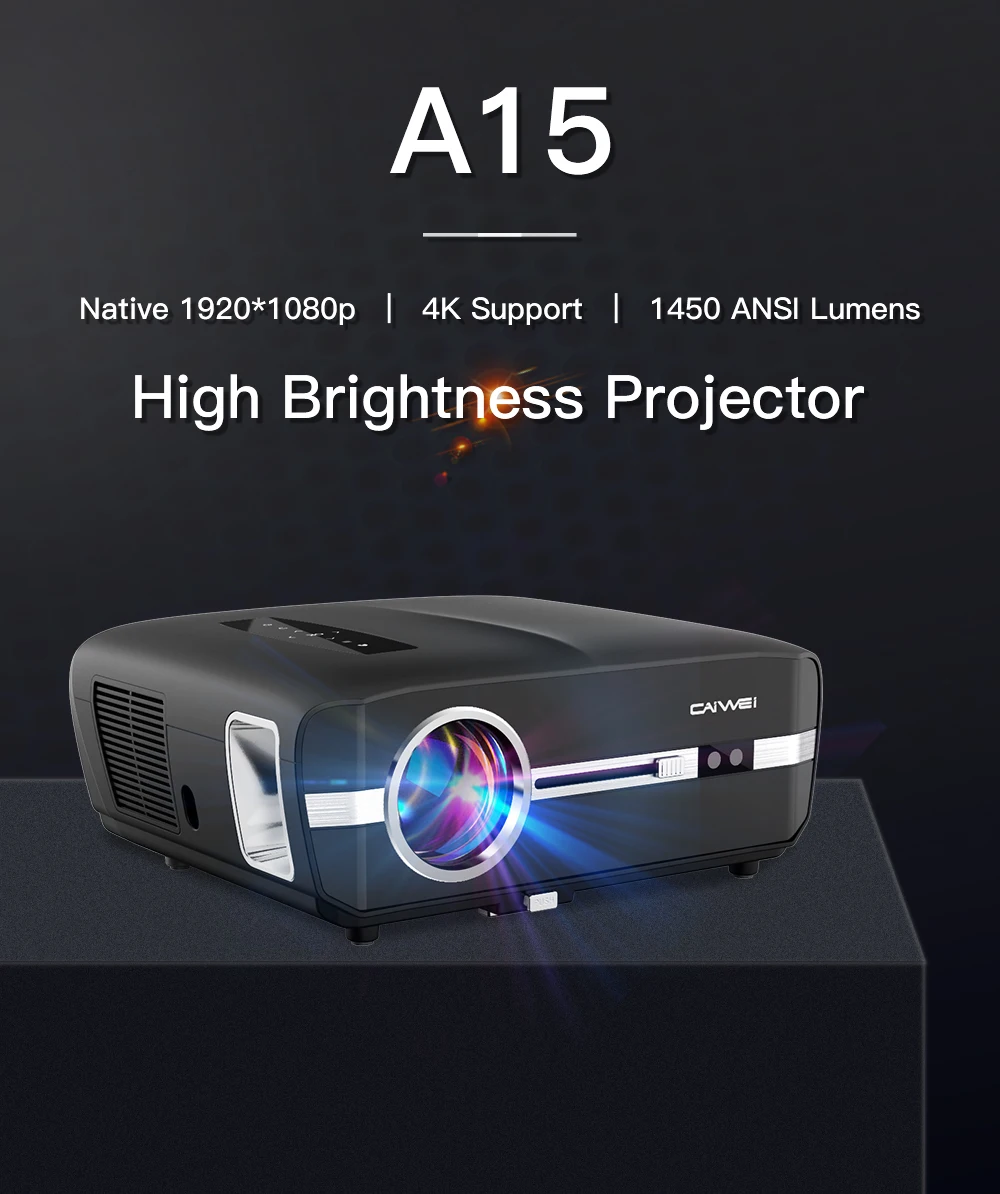 LCD Projector 13000 Lumen 50 000 hours durability Full HD Home Theater Projector