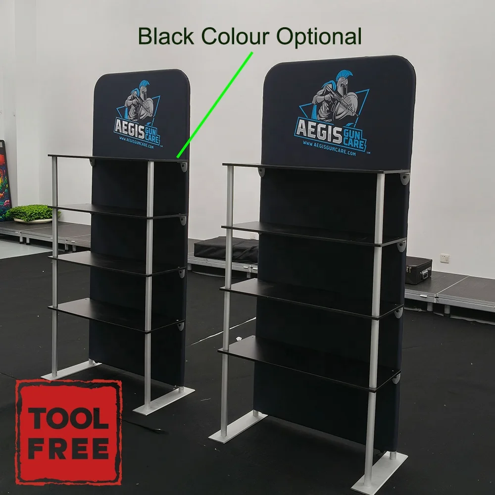 E&YのDISPLAY SHELVES SideBrander Edgeless Shelf 20-Inch Wood Display Rack