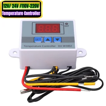 W3002 Digital LED Temperature Controller With 12V/24V/220V/110V Options Dual Refrigeration And