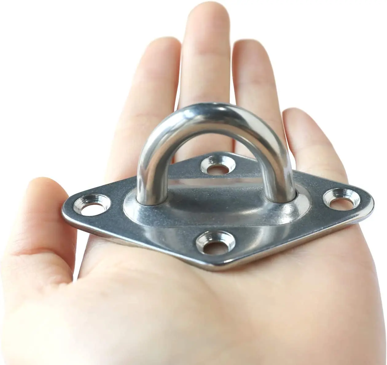 Stainless Steel Accessary Hammock Hooks Heavy Duty with Screw Bolts M8 1000 Lbs Capacity Use for Hammock Chairs