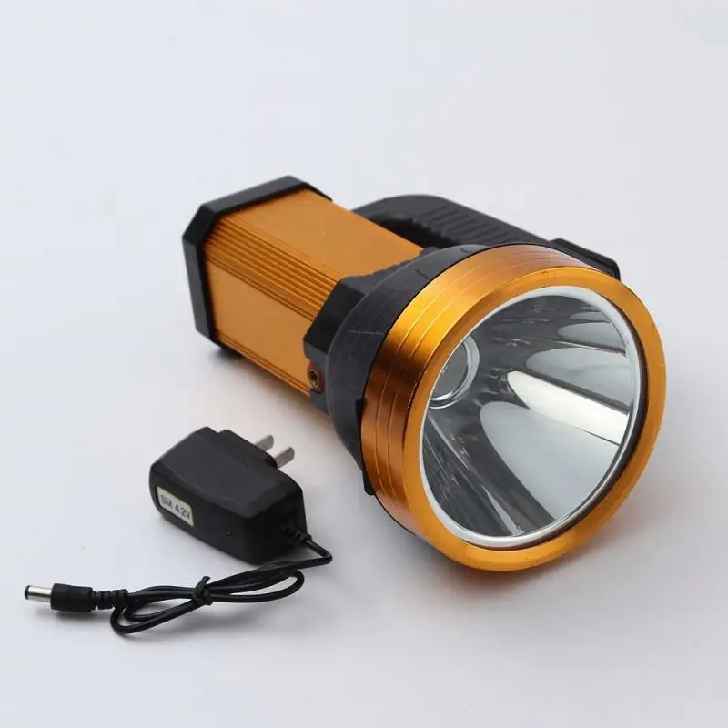 LED Rechargeable Glare Flashlight Portable Hand Lamp Searchlight