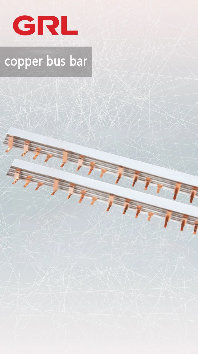 Busbar Series Copper Bus Bar Needle Type 1p 2p 3p 4p Copper Busbar