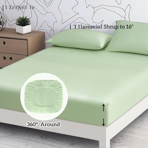 Hot Selling Eco Friendly and Cooling 100% Organic Bamboo Lyocell Bedsheets Set 4pcs Breathable Bedding for Luxury Home Use