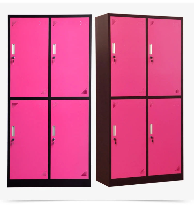 All cold rolled plate strong metal locker  steel clothes cupboard File Cabinet Pro Bedroom Cupboard For Clothes Steel Bedroom