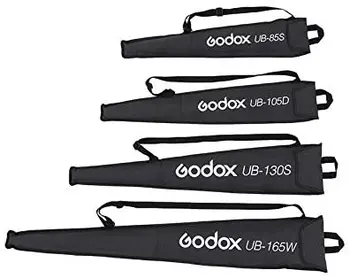 Godox UB-165W  65cm Inner Silver Parabolic Deep Reflective Umbrella Studio Soft Light Umbrella with White Diffuser Cover product image