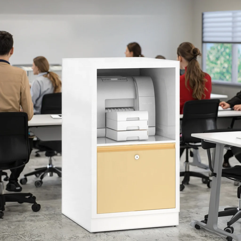 Modern Stainless Steel Ventilated Dental Clinic Cabinet with Heat-Resistant Shelves Cable Management Medical Office Storage 5
