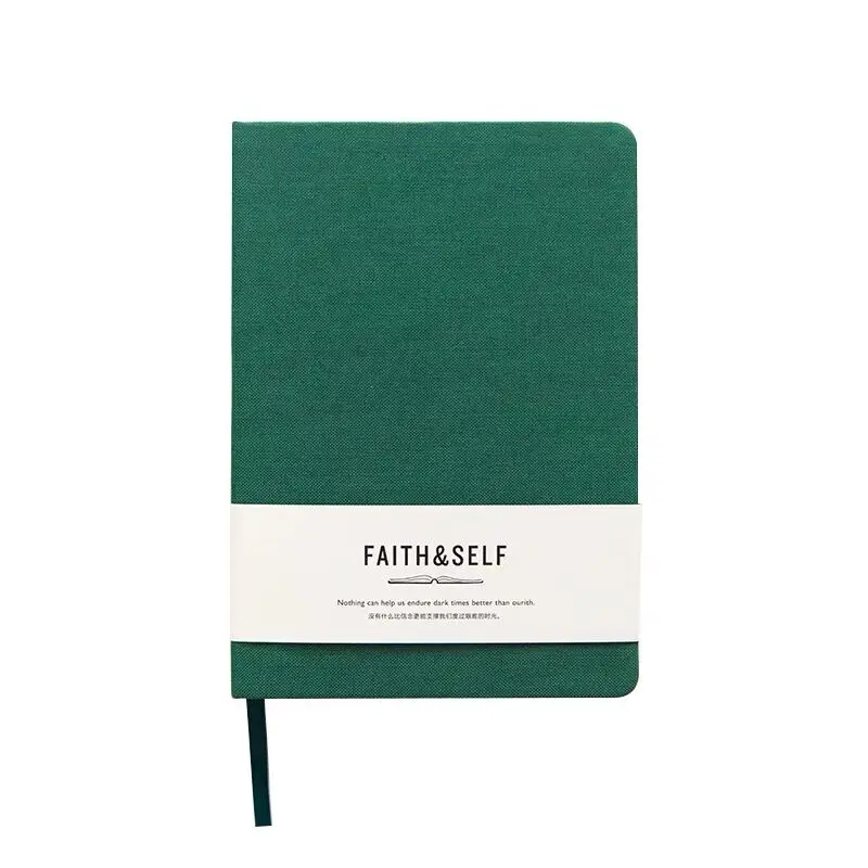 Linen Book Cloth Fabric Hardcover Journal Notebook With Book Sleeve