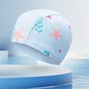 Gorro de natación-estrella de mar azul