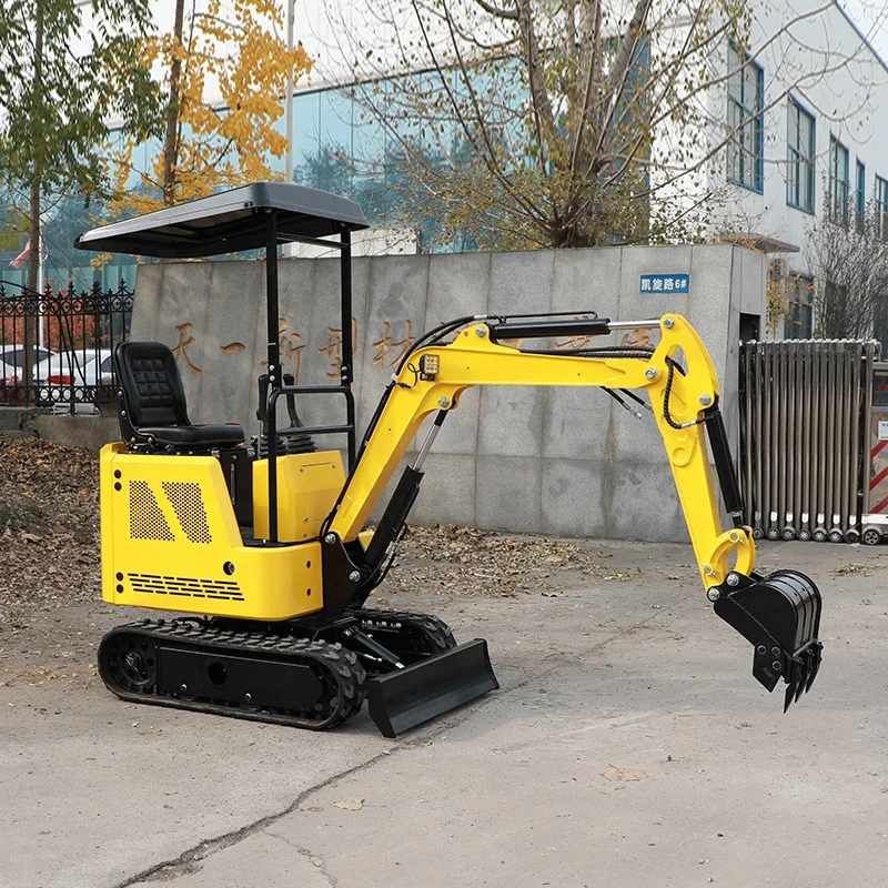 SAAO 1 Ton Minibagger Crawler Mini Excavadora Escavator Pelle Digger Mini Excavator