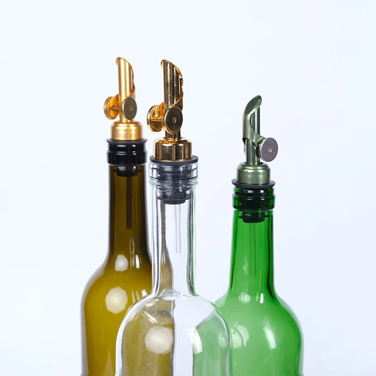 Versatore Per Vino Tappo Olio D'Oliva Bottiglia Protezione Ambientale Nel Gomma Acciaio Inossidabile 88057874