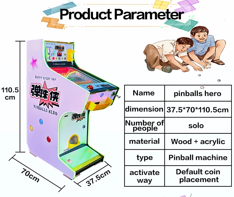 2025 New Popular Children's Pachinko Coin-Operated Arcade Game Machine Japanese Language on Sale in Game City Arcade