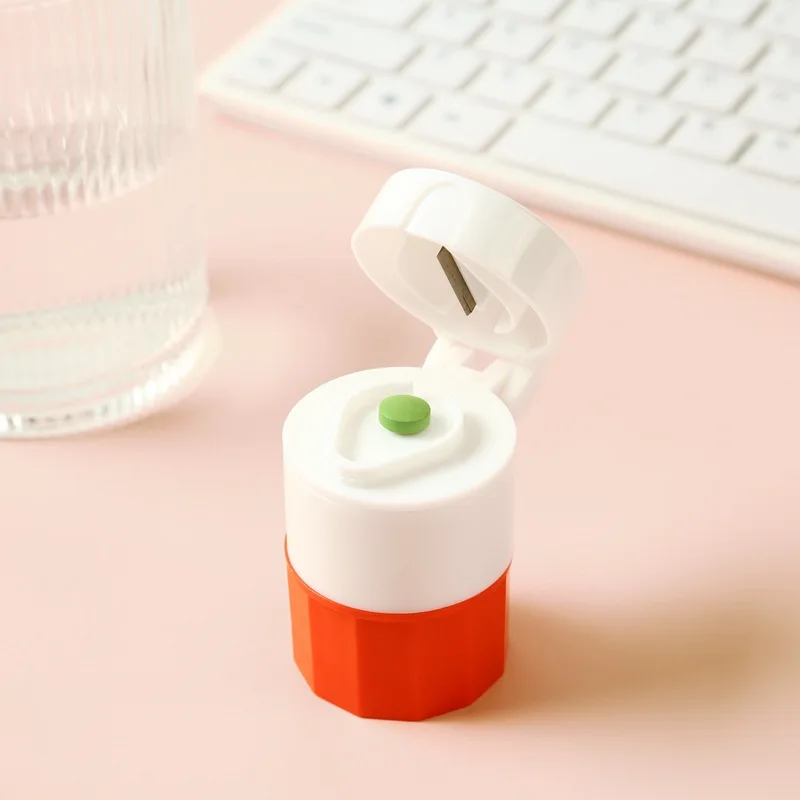 Оптовая продажа мини-пластиковые многофункциональные пилюли резаки для таблеток 3 в 1