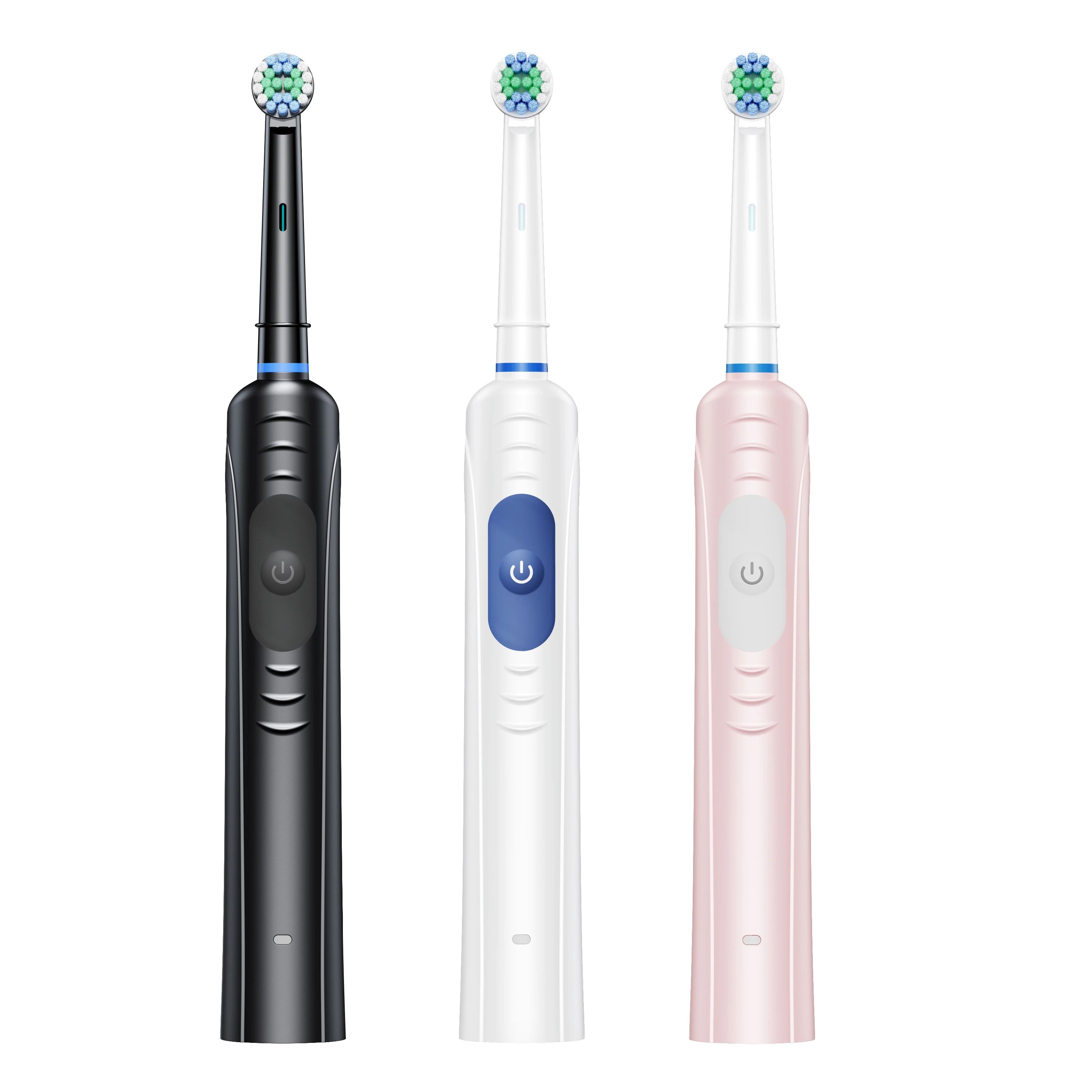 IPX7 Waterproof  Round Head Rotating Electric Toothbrush for Flushing,electric  Rechargeable Adult Electric Toothbrush