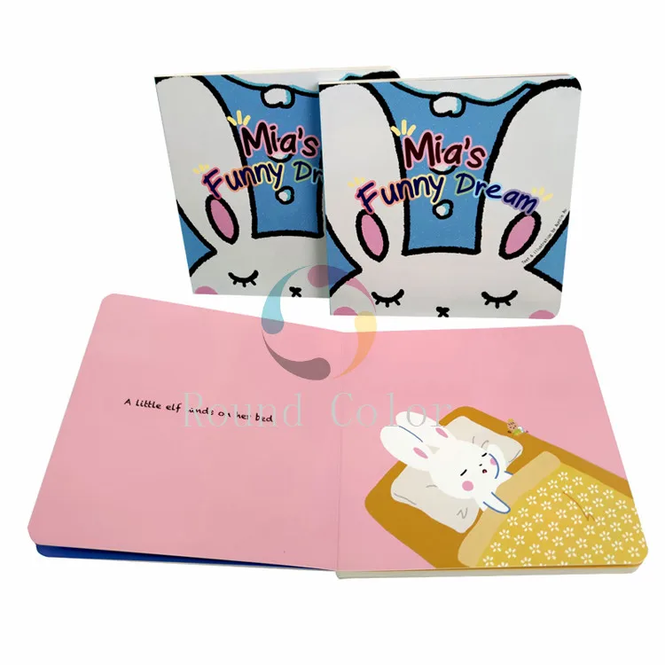A 5 Embossed test Book Printing Ancient Hard Cover Board Book Printing Children Picture Book Printing